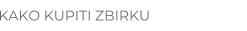 KAKO KUPITI ZBIRKU